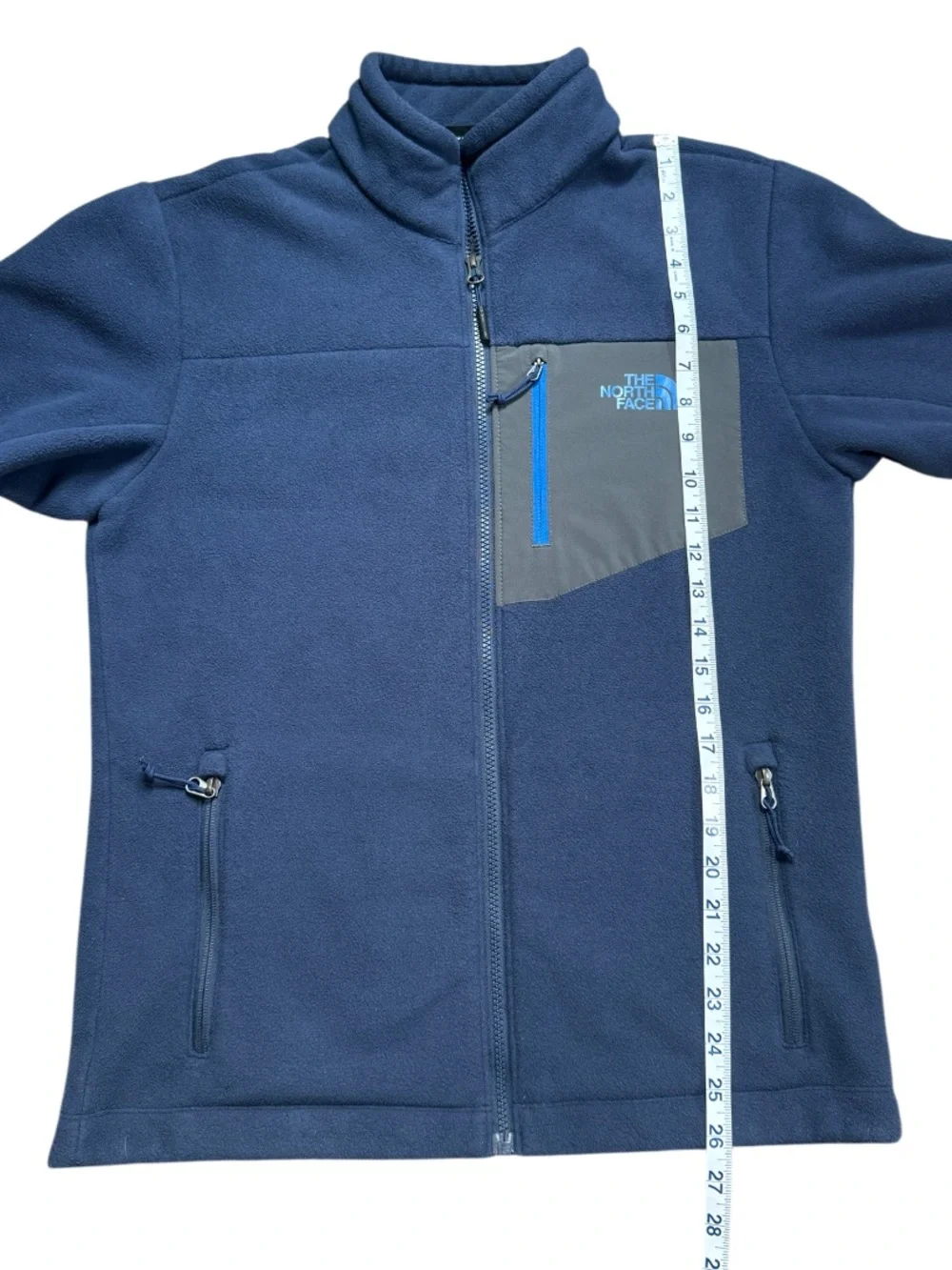 The North Face Chimborazo Navy Blue‎ Pile Lined Sherpa Fleece Jacket S Gorpcore